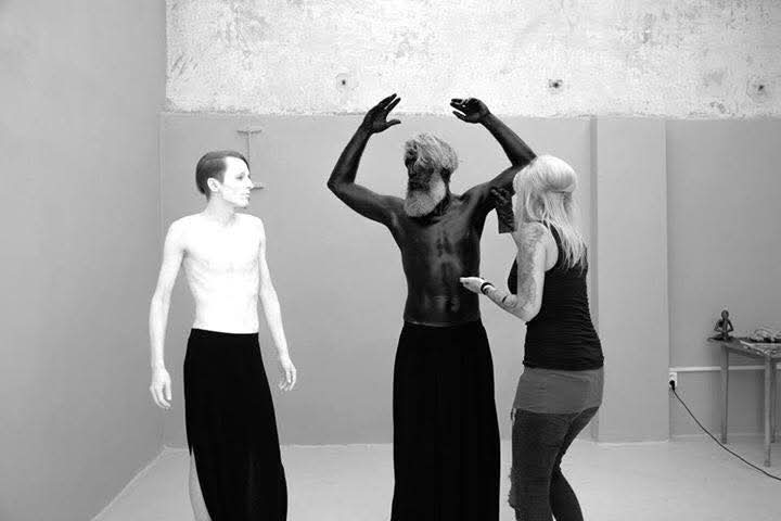 Kristýna Koryntová at work backstage